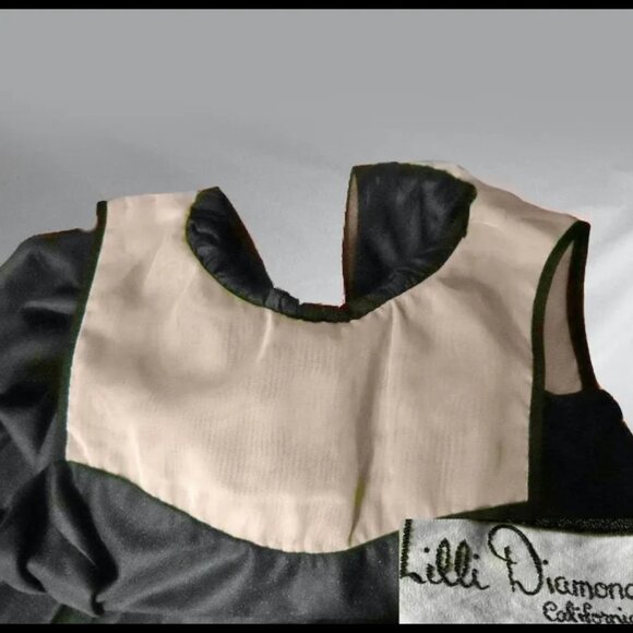 Edgy MOD Formal Avant Garde Cage Dress, Vintage Lilli Diamond Trapeze Cocoon 60s - Picture 7 of 15